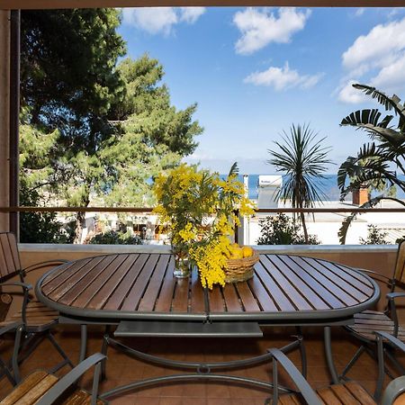 Villa Nel Verde Sul Mare, Mondello, Palermo Bagian luar foto