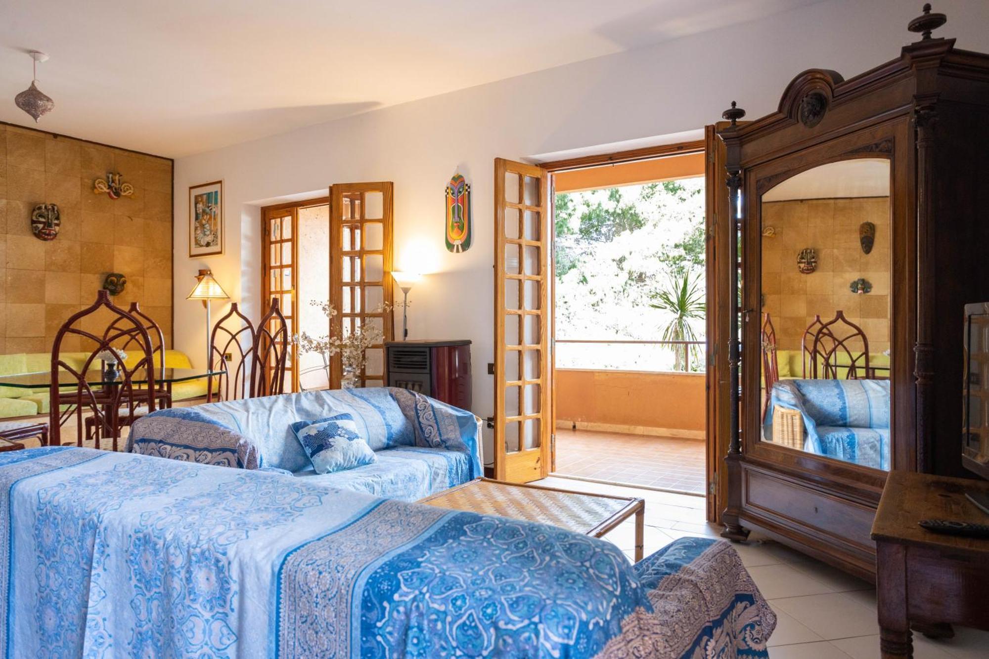 Villa Nel Verde Sul Mare, Mondello, Palermo Bagian luar foto